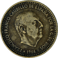 Espagne, Francisco Franco, Caudillo, Peseta, 1966 (72), Bronze-Aluminium, TTB - 1 Peseta