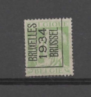 N 270A  Bruxelles 1934 Brussel - Typos 1932-36 (Cérès Et Mercure)