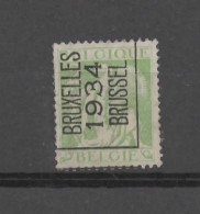 N 270A  Bruxelles 1934 Brussel - Tipo 1932-36 (Ceres E Mercurio)