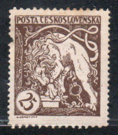 CZECH REPUBLIC REPUBBLICA CECA CZECHOSLOVAKIA CESKA CECOSLOVACCHIA 1919 BOHEMIAN LION BREAKING ITS CHAINS 25h MH - Ongebruikt