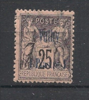 VATHY - 1893-1900 - N°YT. 7 - Type Sage 1pi Sur 25c Noir Sur Rose — Oblitéré / Used - Oblitérés