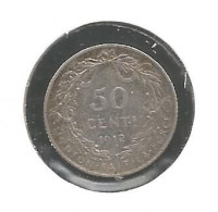 ALBERT I * 50 Cent 1912 Frans * Z.Fraai * Nr 12495 - 50 Cents