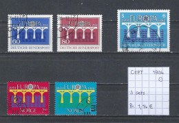 (TJ) Europa CEPT 1984 - 3 Sets (gest./obl./used) - 1984