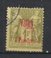 VATHY - 1893-1900 - N°YT. 9 - Type Sage 4pi Sur 1f Olive - Oblitéré / Used - Gebruikt