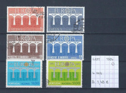 (TJ) Europa CEPT 1984 - 4 Sets (gest./obl./used) - 1984