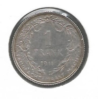 ALBERT I * 1 Frank 1911 Vlaams * Prachtig * Nr 11503 - 1 Franco