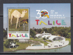2021 Uruguay TALICE Ecopark Camels  Souvenir Sheet MNH - Uruguay