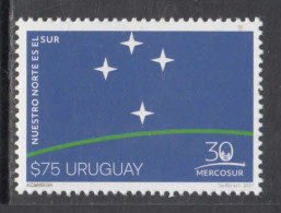 2021 Uruguay MERCOSUR 30th Anniversary JOINT ISSUE Complete Set Of 1 MNH - Uruguay