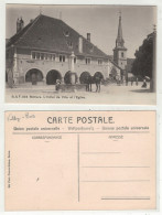 Suisse // Schweiz // Switzerland //  Neuchâtel //  Môtiers, L'Hôtel De Ville Et L'église - Môtiers 