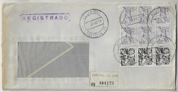 Brazil 1979 Consulate General Of Germany Registered Cover From Curitiba Definitive Stamp Sugar Cane Cutter Banana Picker - Covers & Documents