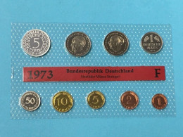 BRD - GERMANIA FEDERALE - 1973 F PROOF - Set Di Monete Divisionali - Münz- Und Jahressets