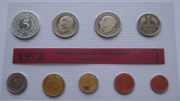 BRD - GERMANIA FEDERALE - 1972 J PROOF - Set Di Monete Divisionali - Mint Sets & Proof Sets