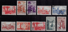 FRENCH MOROCCO 1947-1948 STAMPS CANCELLED.jpg - Usados