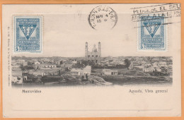 Montevideo Uruguay Old Postcard Mailed - Uruguay