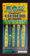 114 H, Lottery Tickets, Portugal, « Raspadinha », « Instant Lottery », « 50 X MAIS DE € 50.000.000 EM PRÉMIOS », Nº 544 - Loterijbiljetten