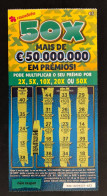 114 H, Lottery Tickets, Portugal, « Raspadinha », « Instant Lottery », « 50 X MAIS DE € 50.000.000 EM PRÉMIOS », Nº 544 - Billets De Loterie