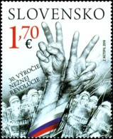 SLOVAKIA - Czech Republic.2019.Joint Issues.30th Anniversary Of Velvet Revolution. 1 V. ** . - Usati