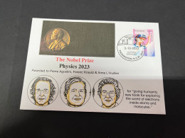 4-10-2023 (3 U 17) NobelPhysics Prize Awarded In 2023 - 1 Cover - OZ Science Stamp (postmarked 3-10-2022) - Altri & Non Classificati