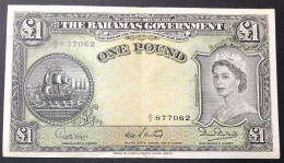 Bahamas 1 Pound, Undated 1953 KM#15b Bb/spl Naturale - Bahamas