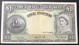 Bahamas 1 Pound, Undated 1953 KM#15b Bb/spl Naturale - Bahama's