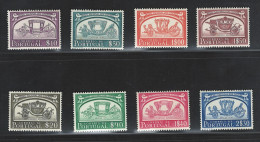 Portugal 1952 "Carriages" Condition MH OG Mundifil #741-748 - Nuovi