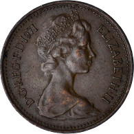 Grande-Bretagne, Elizabeth II, New Penny, 1971, Bronze, TTB, KM:915 - 1 Penny & 1 New Penny