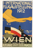 ZAPLETAL: Affiche 1912 Meeting Aérien à Vienne En Autriche [ Avion Biplan CPM Allemande ] HE078 - Sin Clasificación