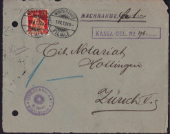 SWITZERLAND 1913 20c Receipt  @D3323 - Otros & Sin Clasificación