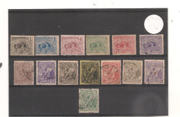 GUYANE FRANÇAISE ANNÉES 1904/07 N°Y/T : 49/62 Oblitérés - Used Stamps