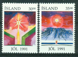 Bm Iceland 1991 MiNr 758-759 MNH | Christmas - Ungebraucht