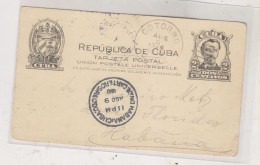 CUBA 1910  Postal Stationery - Lettres & Documents