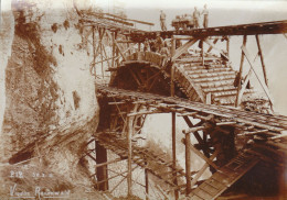 CONSTRUCTION DE LA LIGNE DU  LOTSCHBERG : Viaduc De Ronenwald  : //  Aout 23 // D12 - Wald