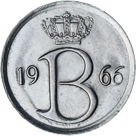 Belgique, 25 Centimes, 1966, Bruxelles, Cupro-nickel, TTB+, KM:154.1 - 25 Centimes