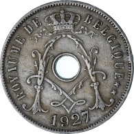 Belgique, 25 Centimes, 1927, Cupro-nickel, TTB, KM:68.1 - 25 Centimes