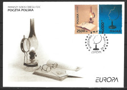 POLOGNE. N°3279-80 De 1994 Sur Enveloppe 1er Jour. L'Europe Et Les Découvertes/Copernic. - 1994