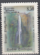 SRI LANKA,  1989, Waterfalls, Chutes D'eau,  8.50r,  1 V,  MNH,  (**) - Sri Lanka (Ceilán) (1948-...)