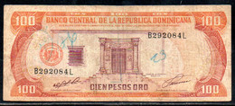 659-Dominicaine 100 Pesos Oro 1991 B292L - Dominikanische Rep.