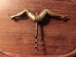 Ancien Tire-Bouchon Erotique XIXème Erotica Curiosa Corkscrew - Bottle Openers