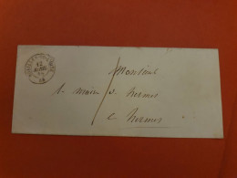 Càd De Noailles De L'Oise Sur Lettre Sans Texte Pour Hermes En 1848 - Réf 2514 - 1801-1848: Voorlopers XIX