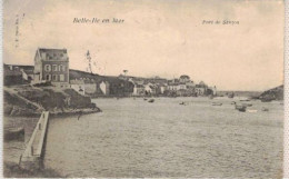 BELLE ILE EN MER  PORT DE SAUZON  CACHET 1904 - Belle Ile En Mer