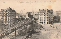 FRANCE - Paris - Le Carrefour De La Rue Lecourbe - Vue Prise Du Boulevard Pasteur - Carte Postale Ancienne - Piazze