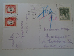 D198471  Old Postcard  WIEN   - Hungary Porto Stamps - Postage Due 1964 - Port Dû (Taxe)