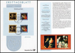 3332/33° CS/HK - Noël & Nouvel An - Émission Commune Allemagne/Gemenzamelijke Uitgifte Duitsland - Carte Allemande - RRR - Madonna