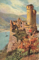 ARTS - Peintures Et Tableaux - Ruines D'un Château - Carte Postale Ancienne - Paintings