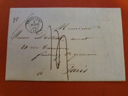 Càd De Angoulême Sur Lettre Avec Texte Pour Paris En 1846 - Réf 2529 - 1801-1848: Voorlopers XIX