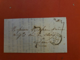Càd De Cholet Sur Lettre Avec Texte Pour Paris En 1848 - Réf 2531 - 1801-1848: Voorlopers XIX