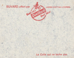 Buvard - QUELLHYD La Colle Qui Ne Tache Pas - Usines DOITTAU  Corbeil (91) - Pinturas