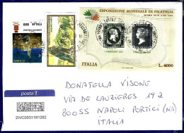 Repubblica Italiana SP Ita082 Prioritaria Affrancatura Multipla In Lire/€ - 2021-...: Storia Postale