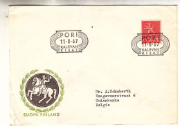 Finlande - Lettre De 1967 - Oblit Pori - - Covers & Documents