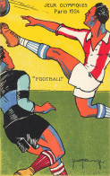 JO Jeux Olympiques Olympic Games Paris 1924 * CPA Illustrateur ROOWY Roowy * Le Football * FOOTBALL Foot - Jeux Olympiques